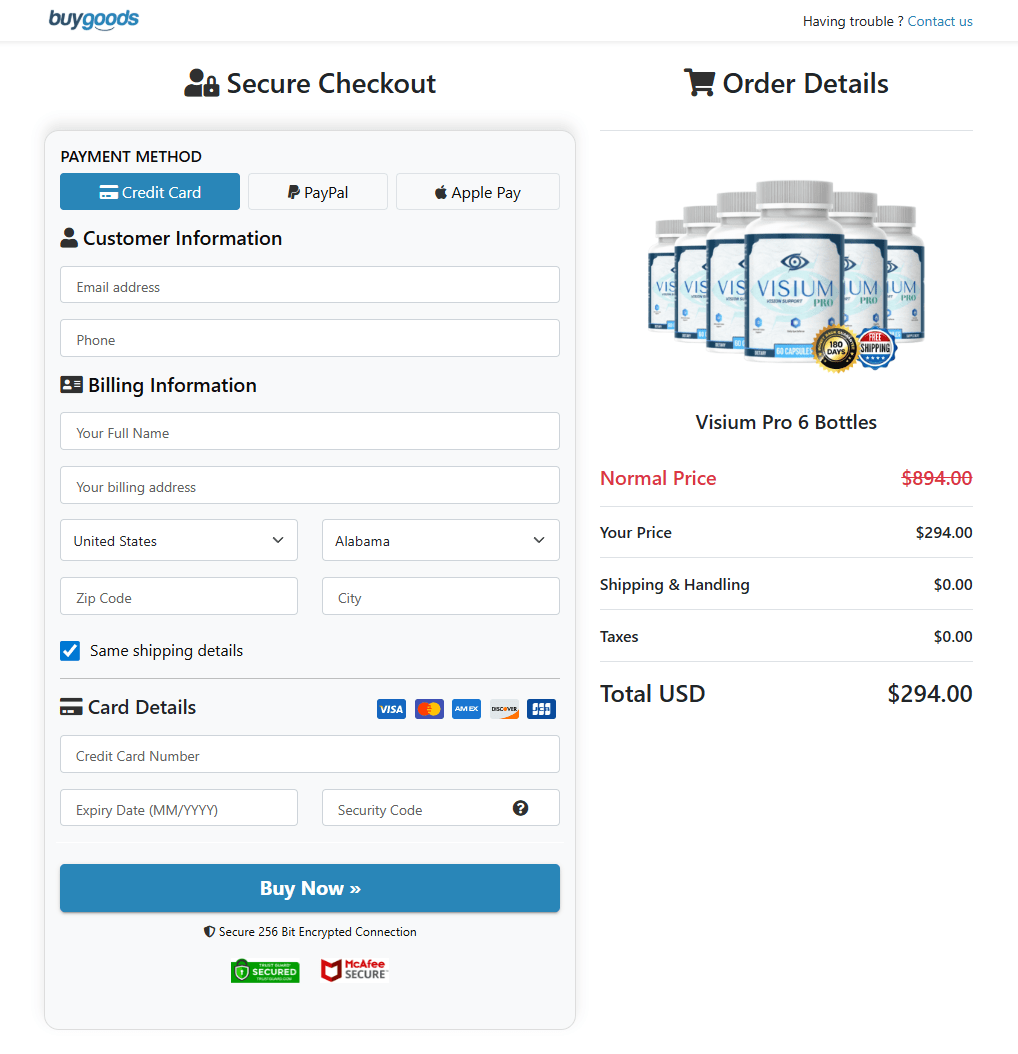 Visium Pro official website